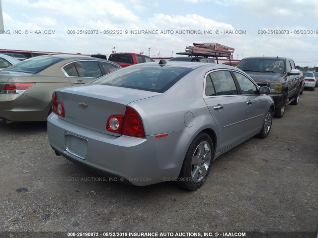 1G1ZD5EU5CF103803 - 2012 CHEVROLET MALIBU 2LT SILVER photo 4