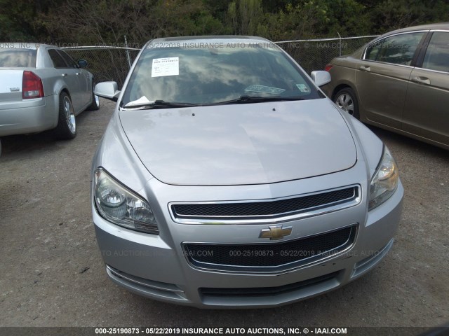 1G1ZD5EU5CF103803 - 2012 CHEVROLET MALIBU 2LT SILVER photo 6