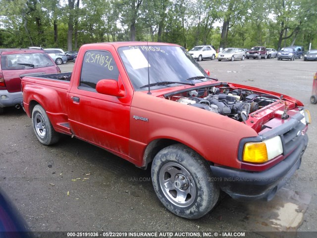 1FTCR10A4RPB58752 - 1994 FORD RANGER RED photo 1