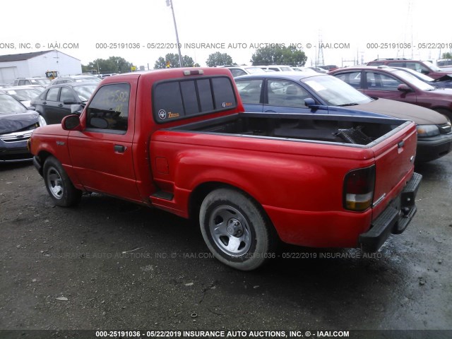 1FTCR10A4RPB58752 - 1994 FORD RANGER RED photo 3