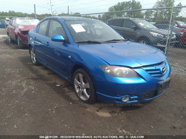 JM1BK323251226649 - 2005 MAZDA 3 S BLUE photo 1