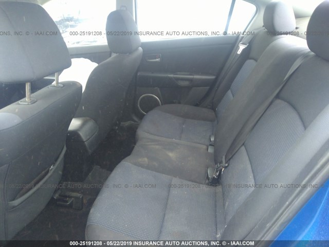 JM1BK323251226649 - 2005 MAZDA 3 S BLUE photo 8