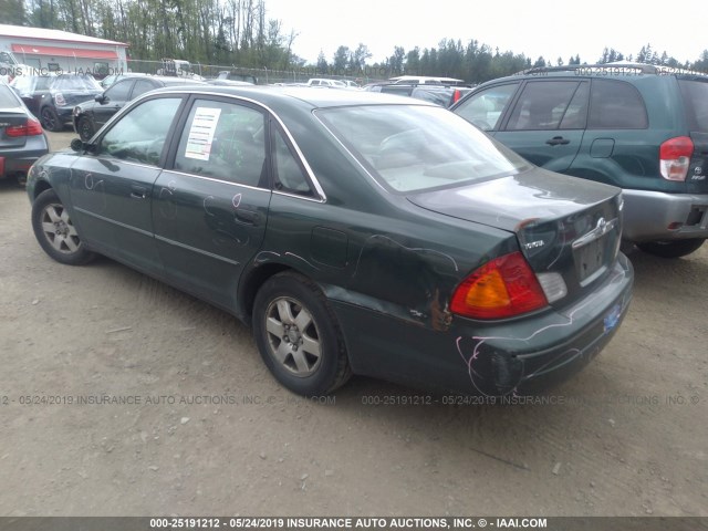 4T1BF28B72U218095 - 2002 TOYOTA AVALON XL/XLS GREEN photo 3