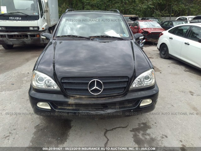 4JGAB57E43A437040 - 2003 MERCEDES-BENZ ML 350 BLACK photo 6