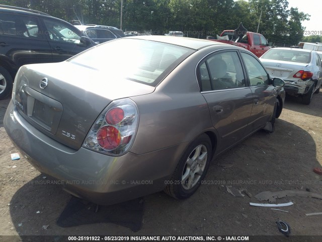 1N4AL11D35N453502 - 2005 NISSAN ALTIMA S/SL GRAY photo 4