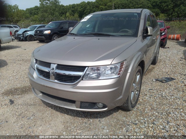 3D4GH57V79T161051 - 2009 DODGE JOURNEY SXT GOLD photo 6