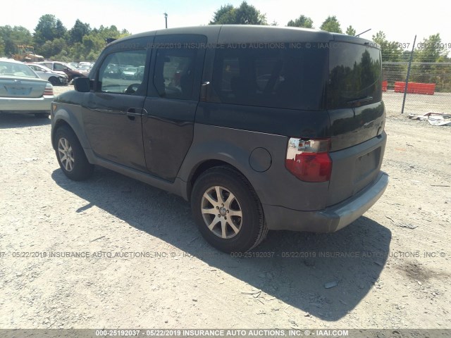 5J6YH18203L001296 - 2003 HONDA ELEMENT DX BLACK photo 3