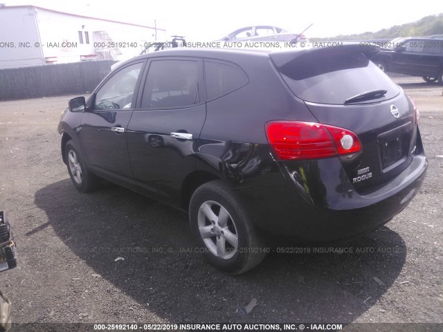 JN8AS5MV1AW136576 - 2010 NISSAN ROGUE S/SL/KROM BLACK photo 3