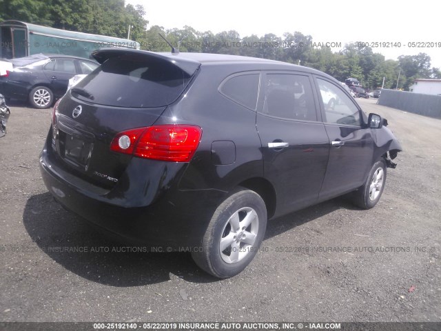 JN8AS5MV1AW136576 - 2010 NISSAN ROGUE S/SL/KROM BLACK photo 4