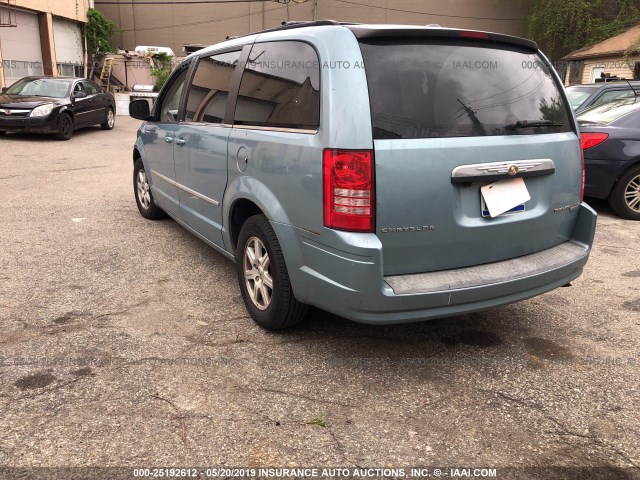 2A8HR54189R637805 - 2009 CHRYSLER TOWN & COUNTRY TOURING BLUE photo 3