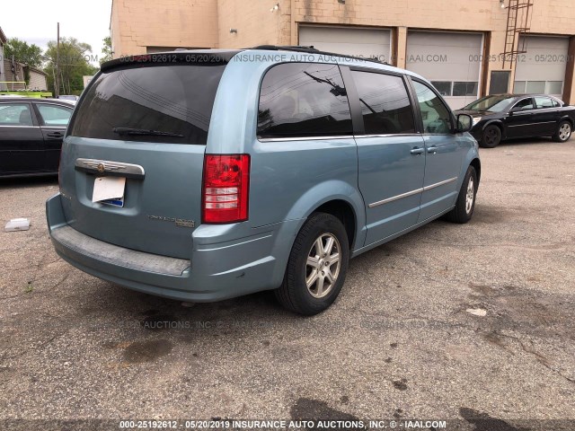 2A8HR54189R637805 - 2009 CHRYSLER TOWN & COUNTRY TOURING BLUE photo 4