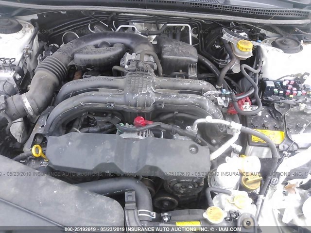 JF1GJAA63EH010881 - 2014 SUBARU IMPREZA Белый фото 10