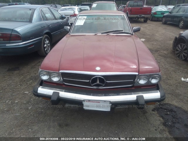 10702412014654 - 1974 MERCEDES 450 SLC  RED photo 6