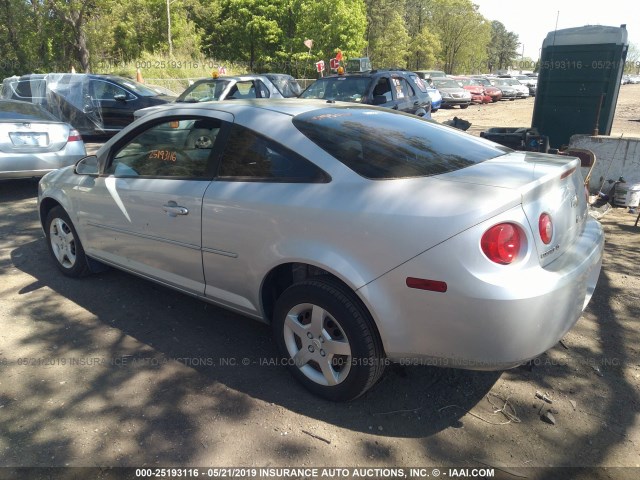 1G1AL18F987184697 - 2008 CHEVROLET COBALT LT SILVER photo 3