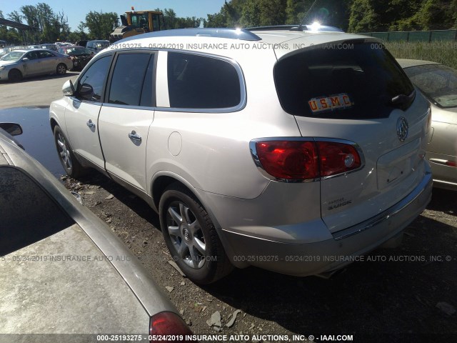 5GAEV237X8J182213 - 2008 BUICK ENCLAVE CXL WHITE photo 3