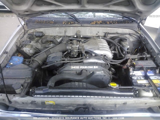 5TEGN92N13Z278679 - 2003 TOYOTA TACOMA DOUBLE CAB PRERUNNER GRAY photo 10