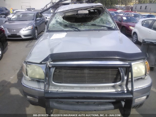 5TEGN92N13Z278679 - 2003 TOYOTA TACOMA DOUBLE CAB PRERUNNER GRAY photo 6