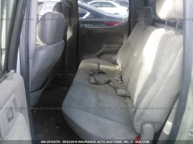 5TEGN92N13Z278679 - 2003 TOYOTA TACOMA DOUBLE CAB PRERUNNER GRAY photo 8