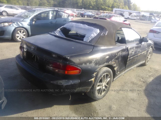 JT5ST07KXS0021458 - 1995 TOYOTA CELICA GT BLACK photo 4