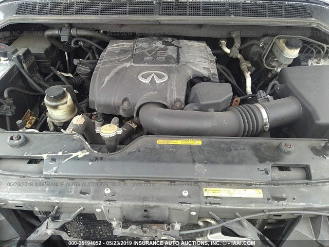 5N3AA08C87N803011 - 2007 INFINITI QX56 BLACK photo 10