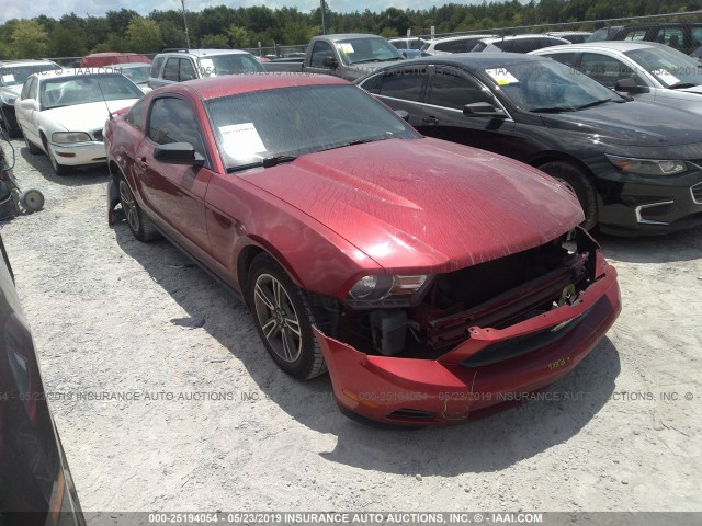 1ZVBP8AN1A5169913 - 2010 FORD MUSTANG RED photo 1