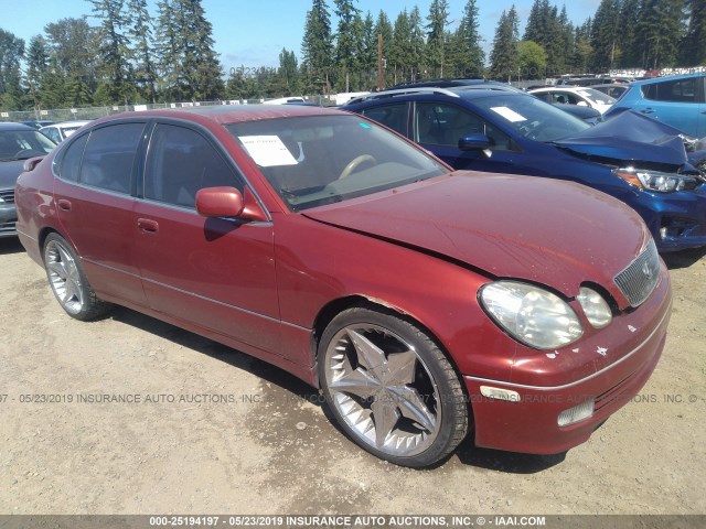 JT8BH68X6W0010626 - 1998 LEXUS GS 400 RED photo 1