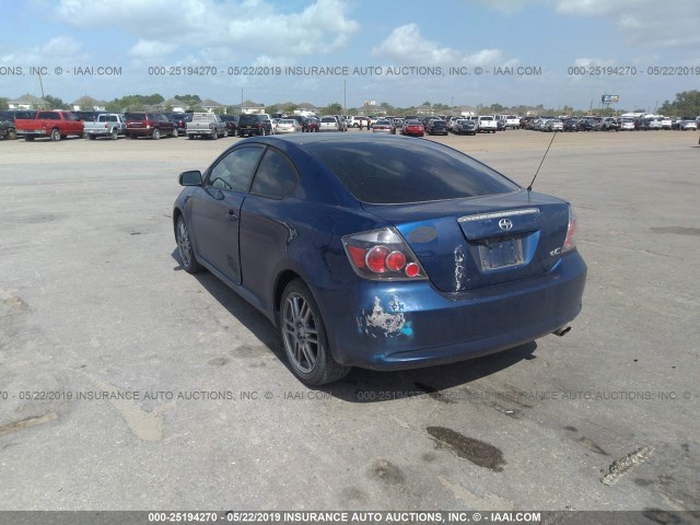 JTKDE167480269071 - 2008 TOYOTA SCION TC ლურჯი ფოტო 3