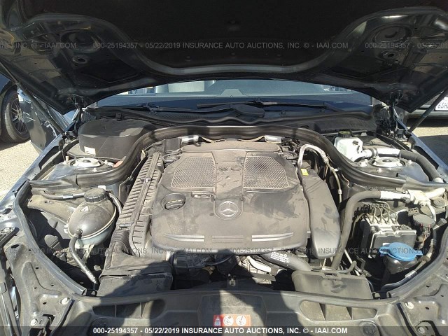 WDDHF5KB5DA672199 - 2013 MERCEDES-BENZ E 350 GRAY photo 10