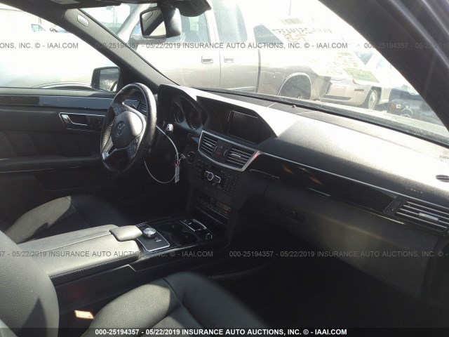 WDDHF5KB5DA672199 - 2013 MERCEDES-BENZ E 350 GRAY photo 5