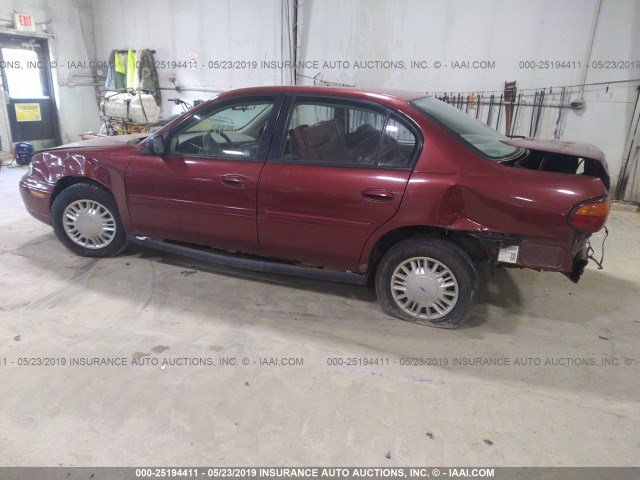 1G1ND52J53M712104 - 2003 CHEVROLET MALIBU RED photo 3