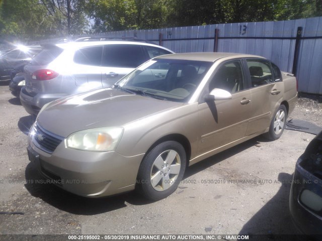 1G1ZT518X6F114859 - 2006 CHEVROLET MALIBU LT GOLD photo 2