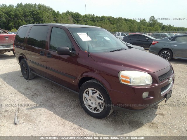 1GNDV23W68D161026 - 2008 CHEVROLET UPLANDER LS MAROON photo 1