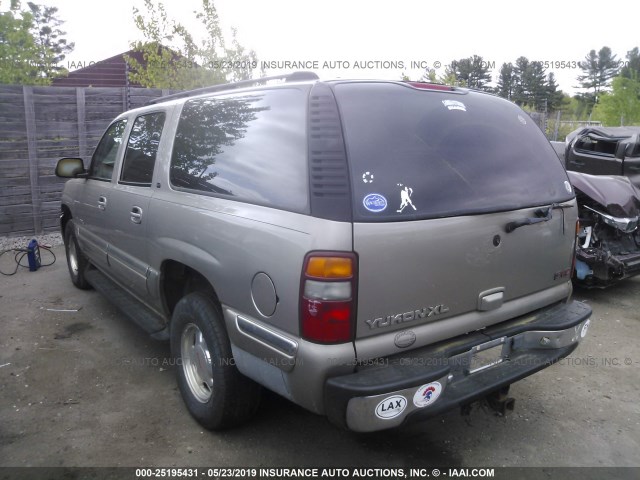 1GKFK16Z12J137689 - 2002 GMC YUKON XL K1500 TAN photo 3