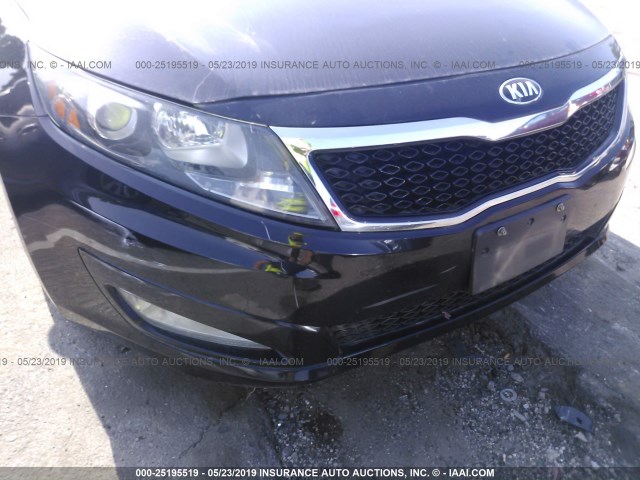 5XXGM4A76DG098350 - 2013 KIA OPTIMA LX BLACK photo 6