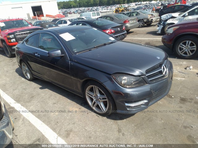 WDDGJ4HB1DG095275 - 2013 MERCEDES-BENZ C 250 GRAY photo 1