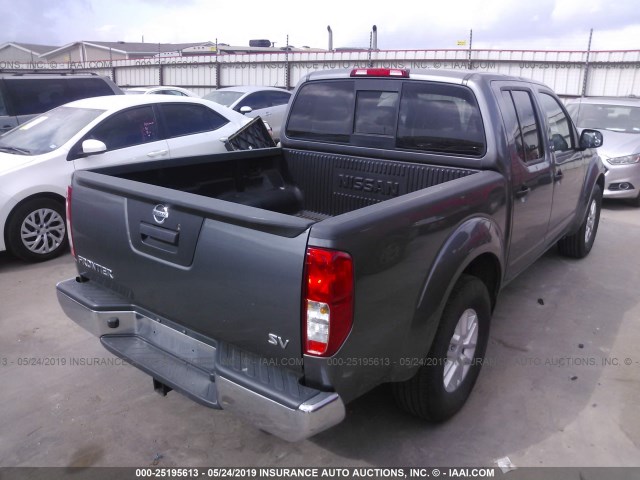 1N6AD0ER0JN734686 - 2018 NISSAN FRONTIER S/SV/SL/PRO-4X GRAY photo 4