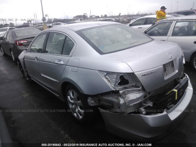 1HGCP3F81AA002019 - 2010 HONDA ACCORD EXL SILVER photo 3