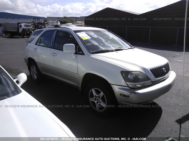 JT6GF10U4X0036264 - 1999 LEXUS RX 300 WHITE photo 1