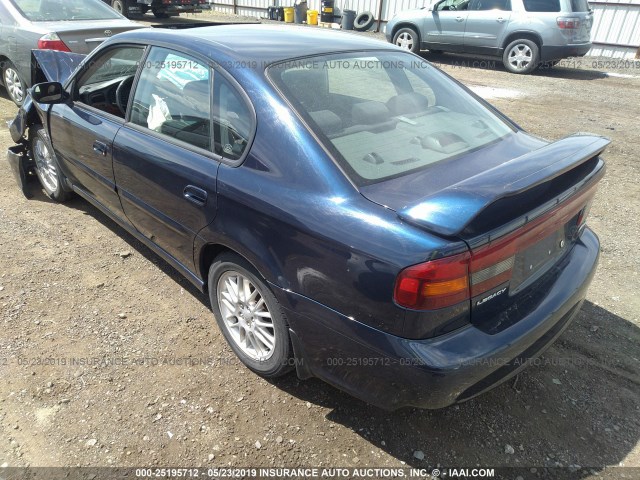 4S3BE625347205671 - 2004 SUBARU LEGACY L SPECIAL Dark Blue photo 3