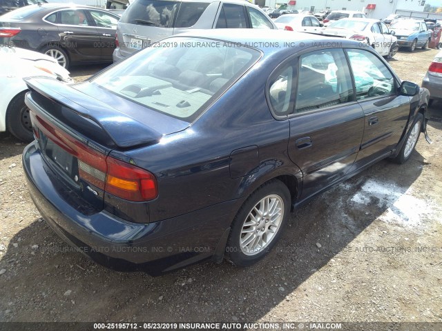 4S3BE625347205671 - 2004 SUBARU LEGACY L SPECIAL Dark Blue photo 4