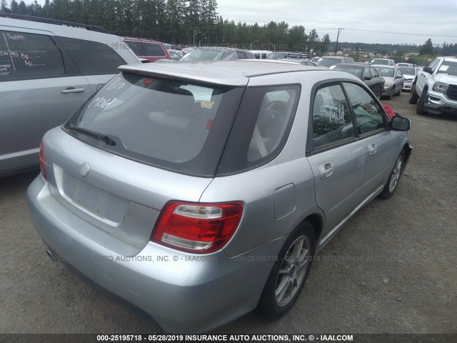 JF4GG22645H057410 - 2005 SAAB 9-2 AERO SILVER photo 4