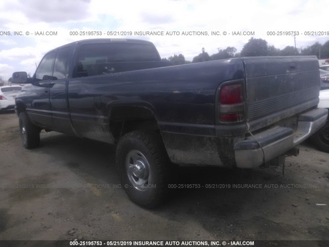 3B7KF23C3SM158728 - 1995 DODGE RAM 2500 BLUE photo 3