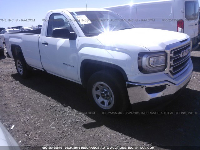 1GTN1LEC8JZ901895 - 2018 GMC SIERRA C1500 WHITE photo 1