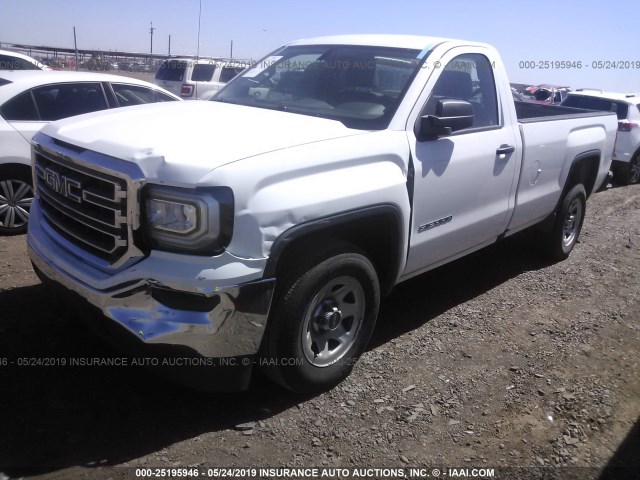 1GTN1LEC8JZ901895 - 2018 GMC SIERRA C1500 WHITE photo 2