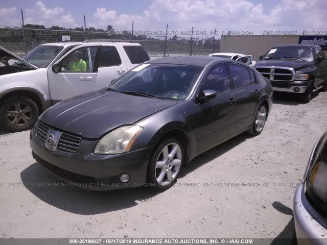 1N4BA41E15C860489 - 2005 NISSAN MAXIMA SE/SL GRAY photo 2