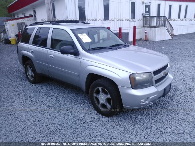 1GNDT13S782131039 - 2008 CHEVROLET TRAILBLAZER LS/LT SILVER photo 1