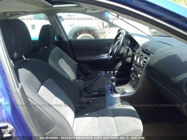 1YVHP80C545N24769 - 2004 MAZDA 6 I BLUE photo 5