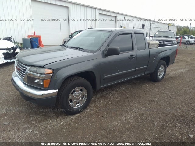 1GTCS199688118811 - 2008 GMC CANYON GRAY photo 2