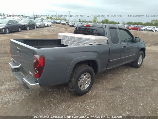 1GTCS199688118811 - 2008 GMC CANYON GRAY photo 4