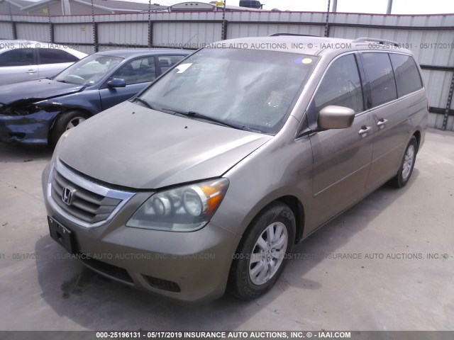 5FNRL38728B014383 - 2008 HONDA ODYSSEY EXL GOLD photo 2